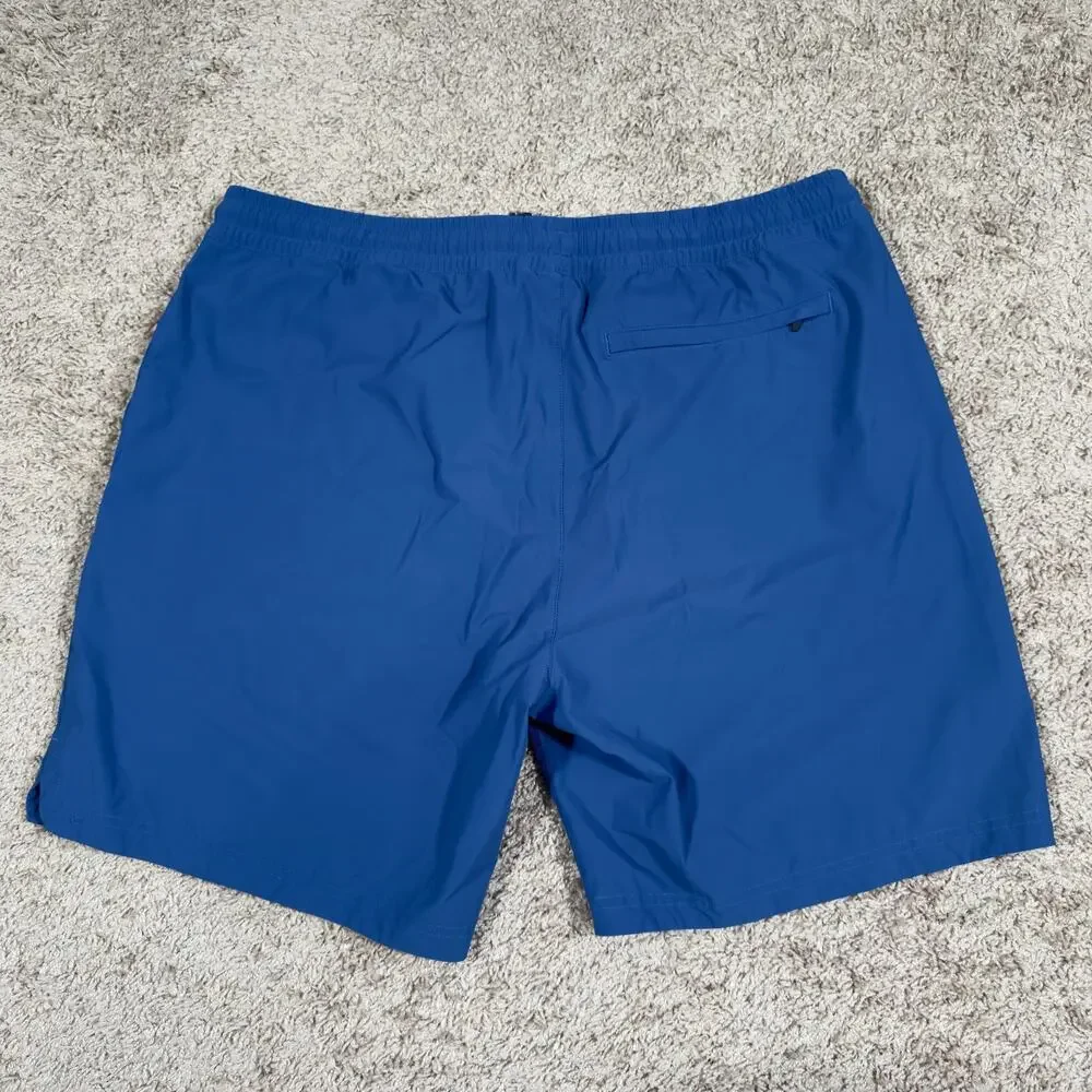 Rhone Men's 8” All Time Performance Resort Shorts Blue Linerless Size XL